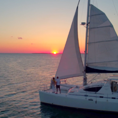 catamarano vela trek