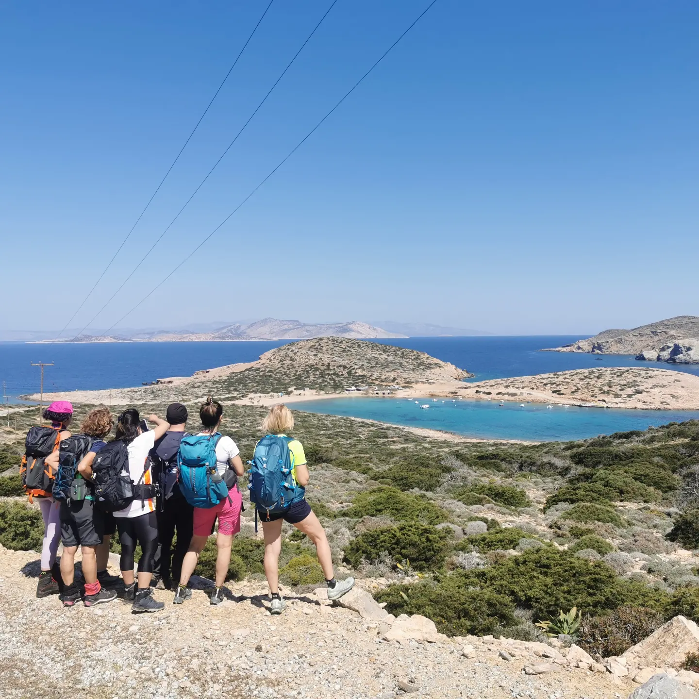traversata trekking amorgos grecia