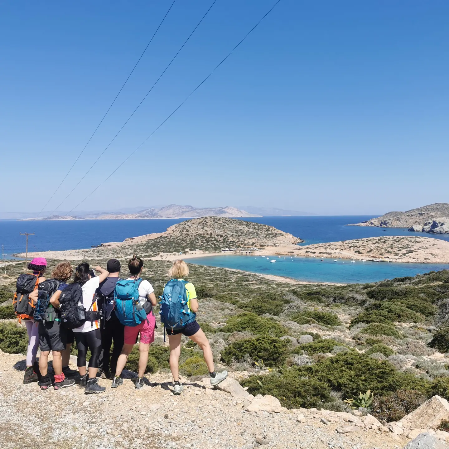 traversata trekking amorgos greece